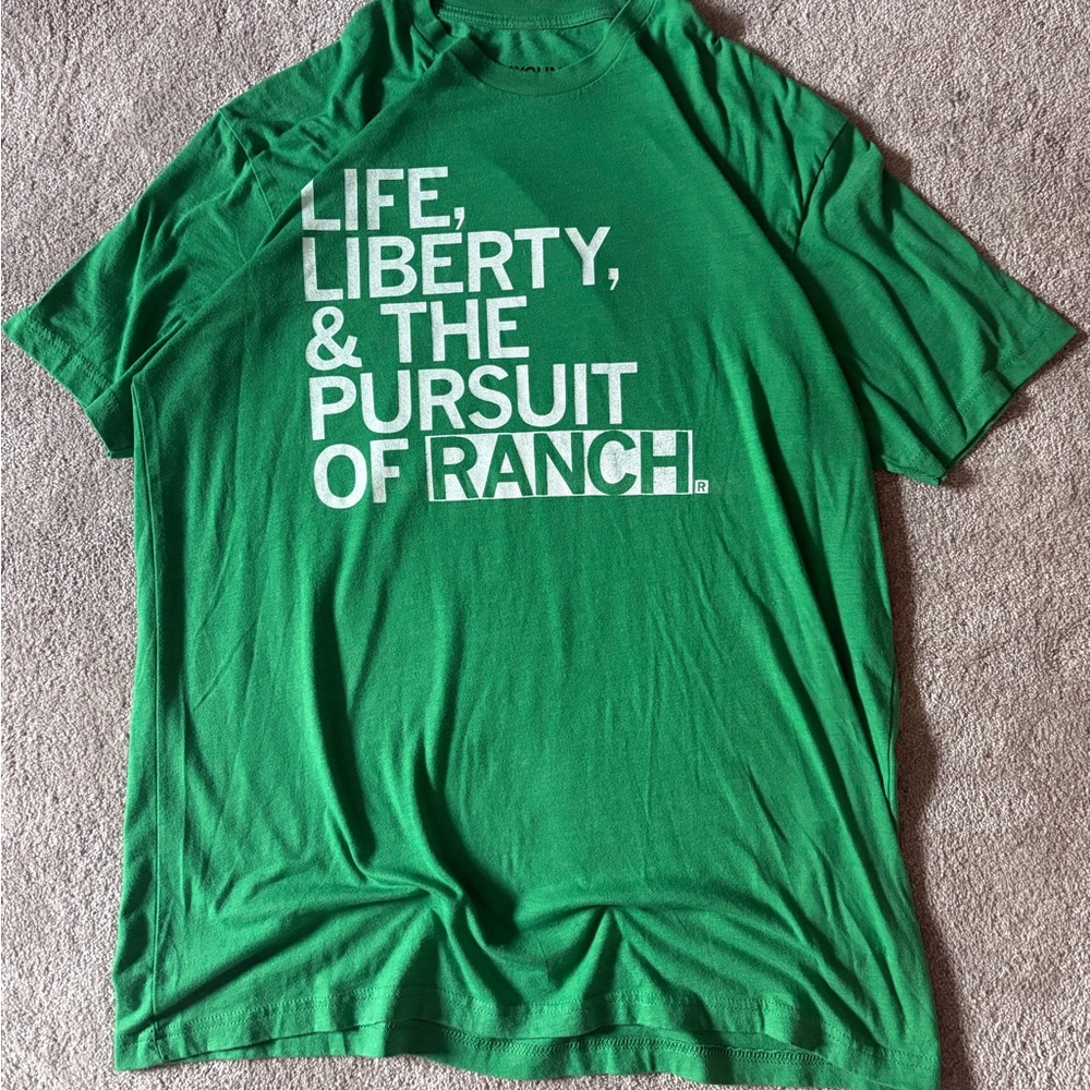 Green Slogan Men's T-Shirt